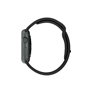 Apple Watch Sport Band Strap - Black Space Gray Pin MJ4N2ZM/A