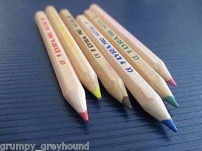Lyra Mini Short Coloured Wood Pencils Set of 6 Kids PRO NATURA