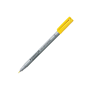 Staedtler Lumocolor Non-Permanent Refillable 311-1 S  Superfine Marker (Yellow, 0.4 mm)