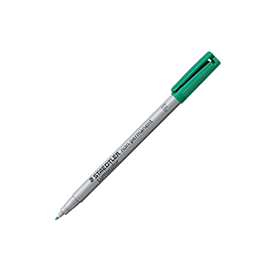 Staedtler Lumocolor Non-Permanent Refillable 316-5 F  Fine Marker (Green, 0.6 mm)