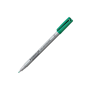 Staedtler Lumocolor Non Permanent Refillable 316 5 F Fine Marker Green 0.6 mm