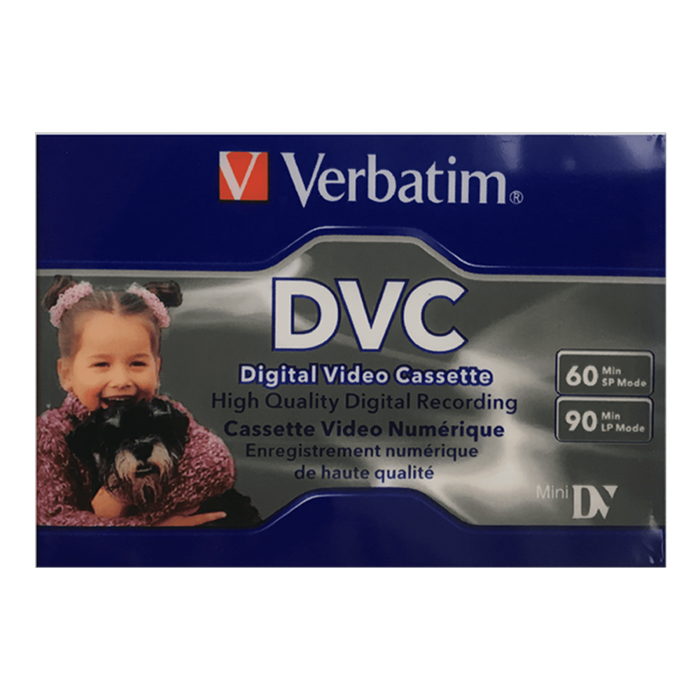 4 x Verbatim DVC Digital Video Cassette Mini DV Sealed