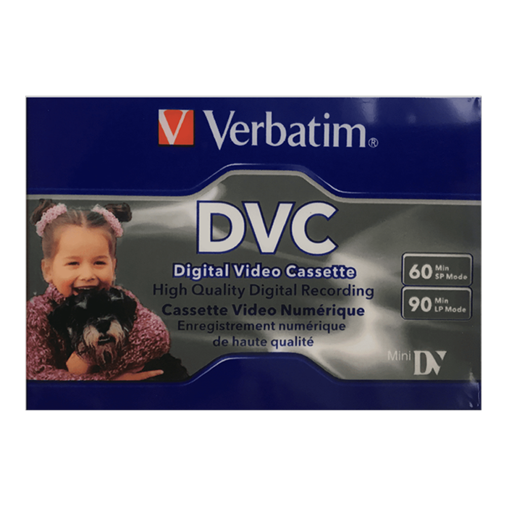 Pack De 3 Mini DV Verbatim 60min - Pour Caméscopes Mini DV